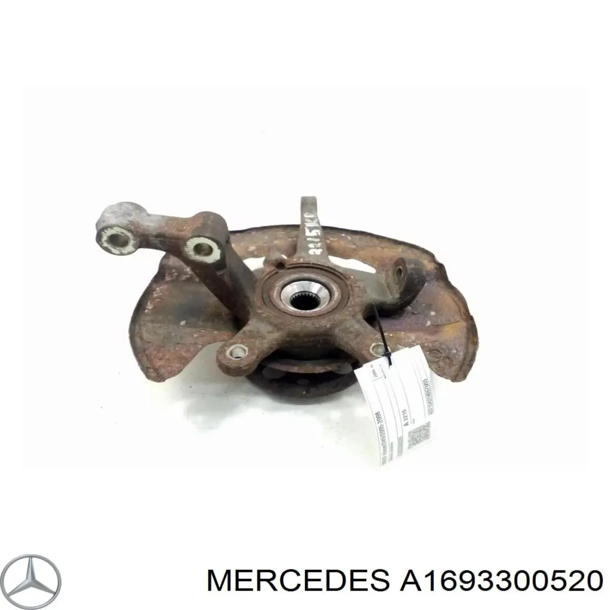 Do koszyka A1693300520 Mercedes Czop (zwrotnica) przedni lewy