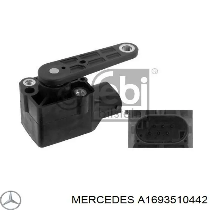 Silentblock tylnej belki Mercedes A1693510442 cena, od 102,01 USD