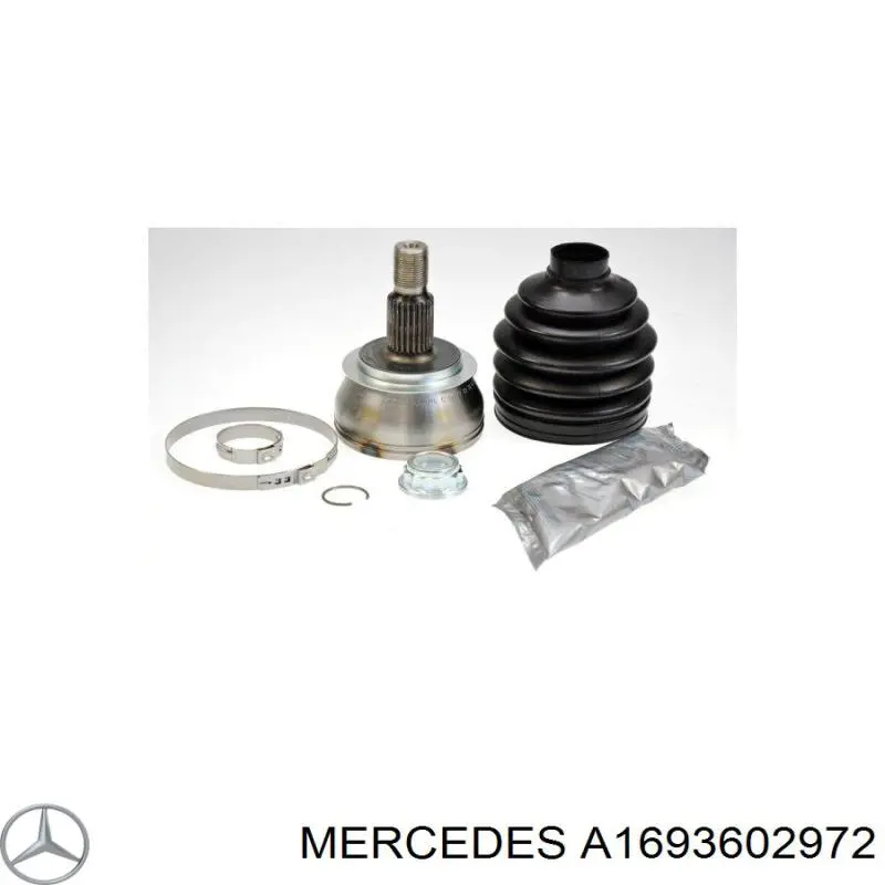 A1693602972 Mercedes Półoś napędowa przednia lewa