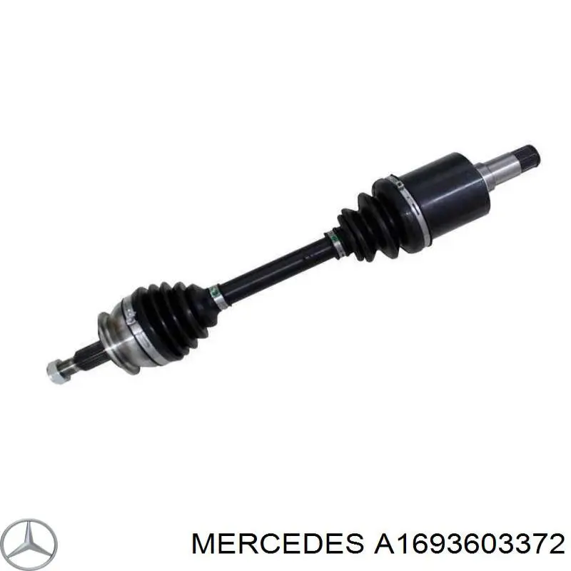 Półoś napędowa przednia lewa Mercedes A169360337280 cena, od 118,56 USD