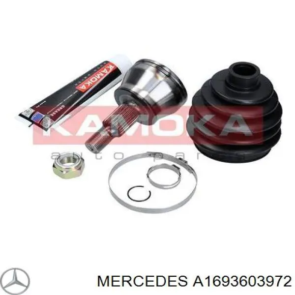 Półoś napędowa przednia lewa Mercedes A1693603972 cena, od 120,54 USD