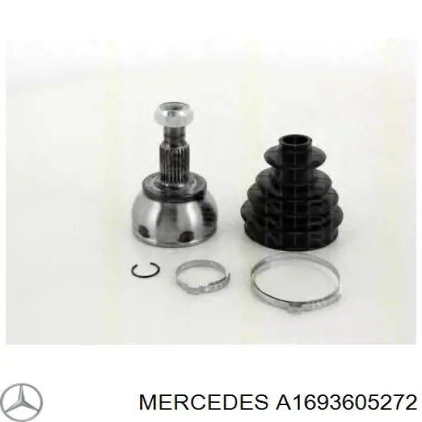A1693605272 Mercedes Półoś napędowa przednia prawa
