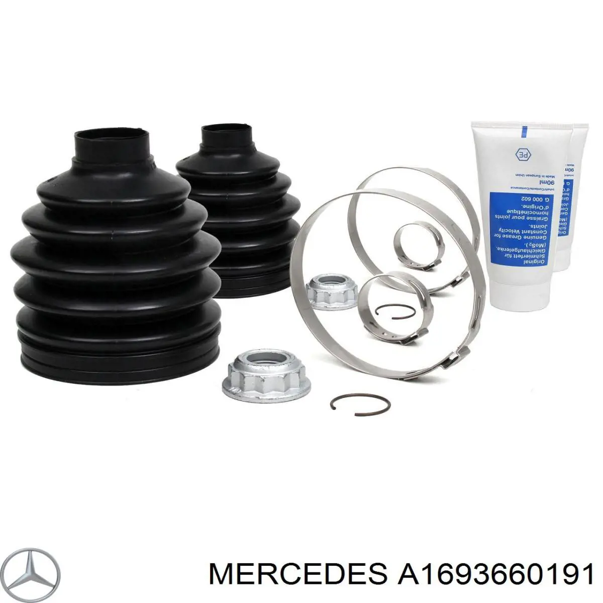 Osłona przegubu homokinetycznego półosi przedniej zewnętrzna Mercedes A1693660191 cena, od 15,39 USD