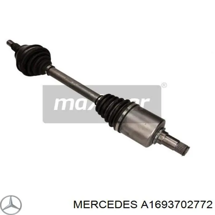 A1693702772 Mercedes Półoś napędowa przednia lewa
