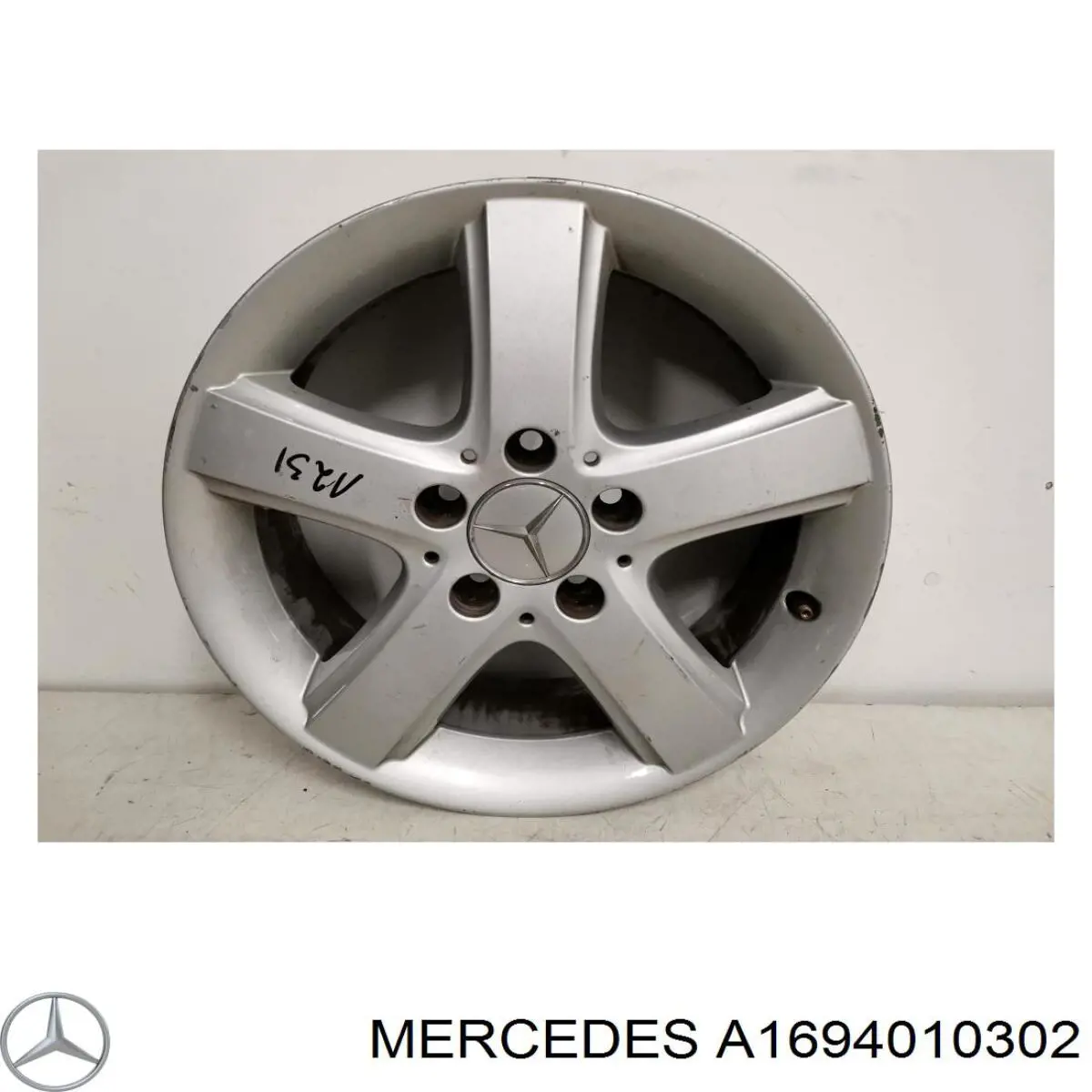 A1694010302 Mercedes Felgi kół odlewane (lekkostopowe, tytanowe)