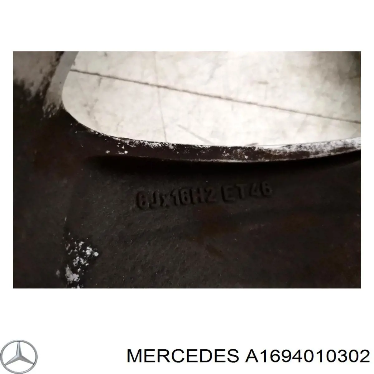 Felgi kół odlewane (lekkostopowe, tytanowe) Mercedes A1694010302 cena, od 129,40 USD