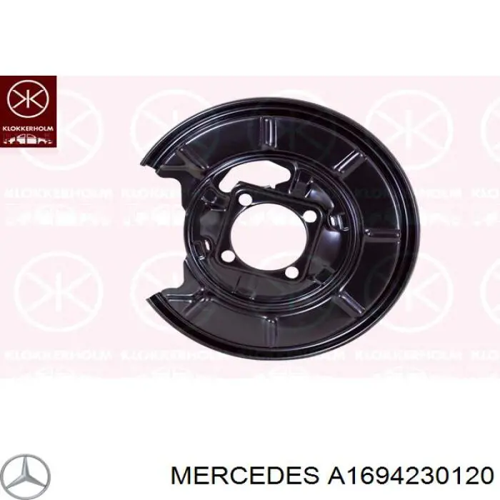 A1694230120 Mercedes Osłona tarczy hamulcowej tylnej lewa