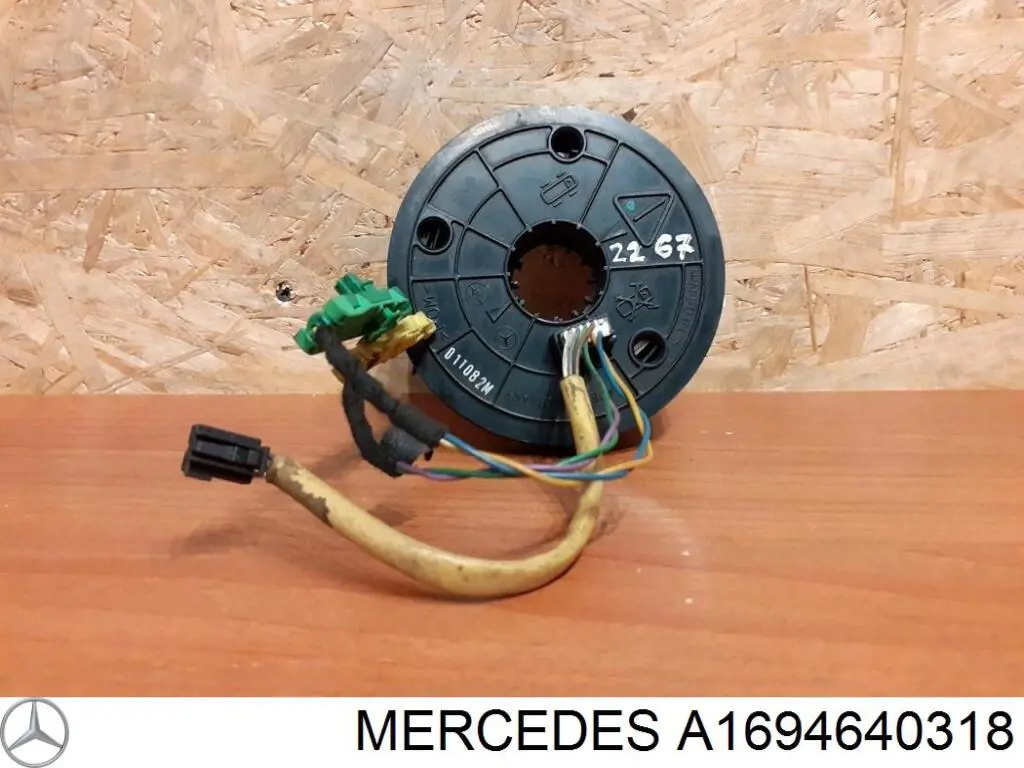 Pierścień kontaktowy AIRBAG, taśma kierownicy Mercedes A1694640318 cena, od 272,41 USD