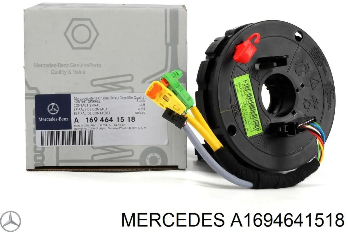 Do koszyka A2035405645 Mercedes Pierścień kontaktowy AIRBAG, taśma kierownicy