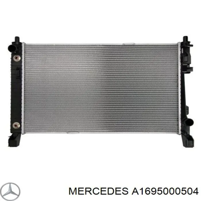 Do koszyka A1695000504 Mercedes Chłodnica silnika