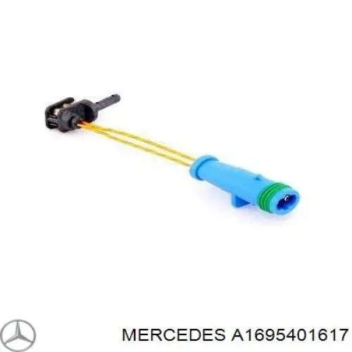 Czujnik zużycia klocków hamulcowych przedni Mercedes A1695401617 cena, od 5,27 USD