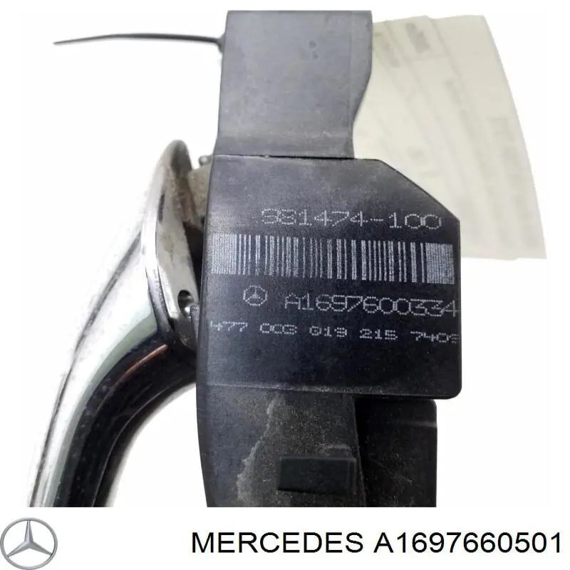 Do koszyka A1697660501 Mercedes Klamka drzwi przednich zewnętrzna lewa