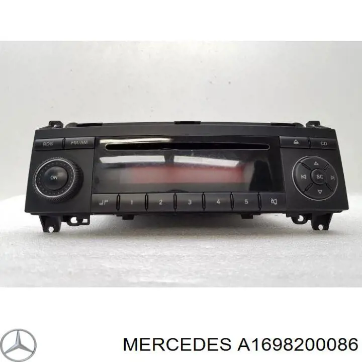 A1698200386 Mercedes Radioodtwarzacz (radio AM/FM)
