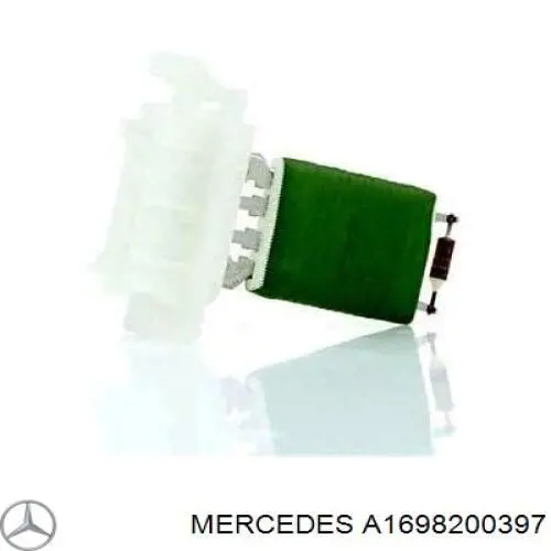 Rezystor wentylatora nagrzewnicy (ogrzewacza kabiny) Mercedes A1698200397 cena, od 20,39 USD