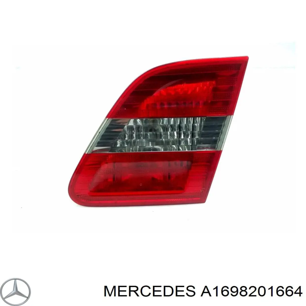 A1698201664 Mercedes Lampa zespolona tylna prawa wewnętrzna