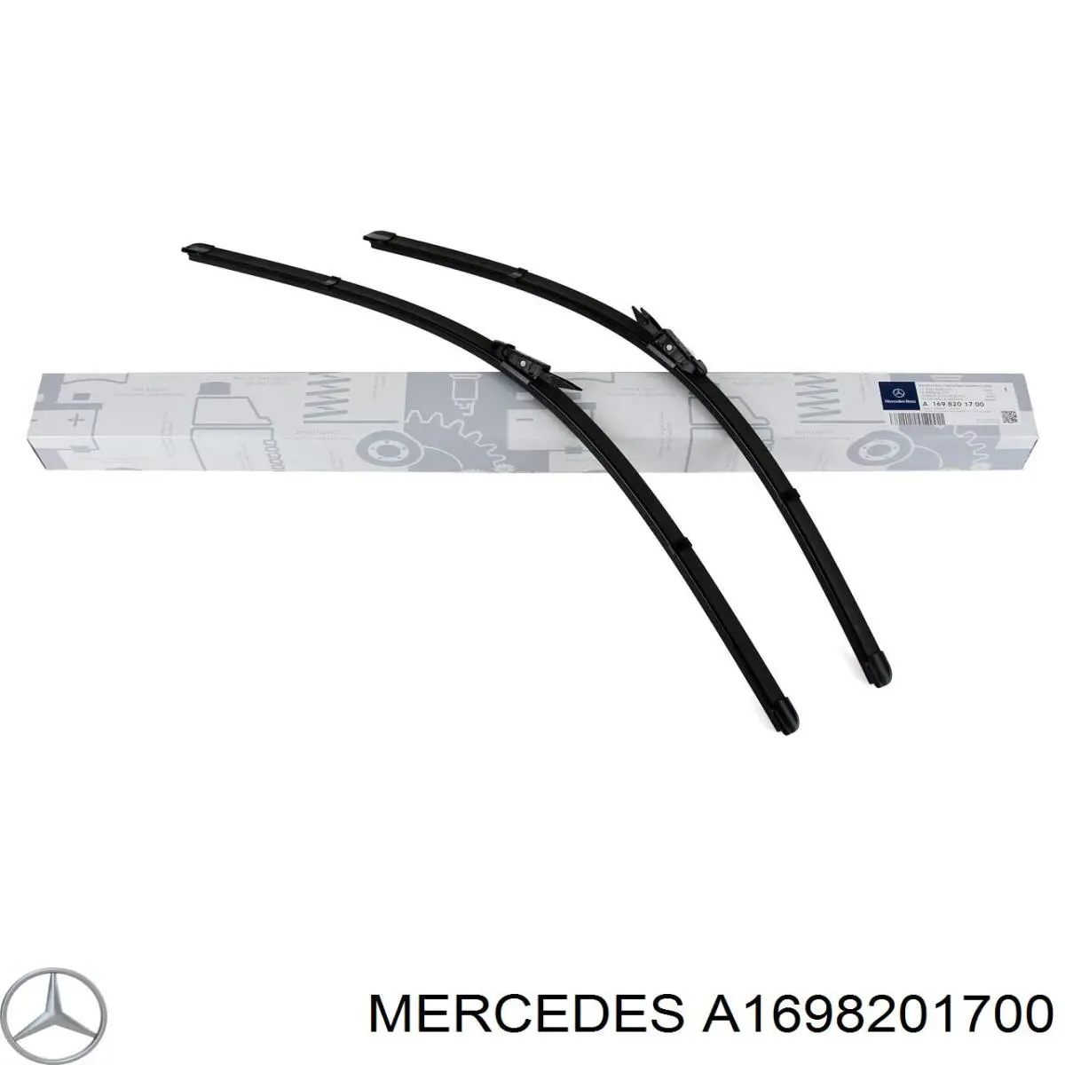 A1698201700 Mercedes Pióro wycieraczki szyby przedniej, zestaw (2 szt.)