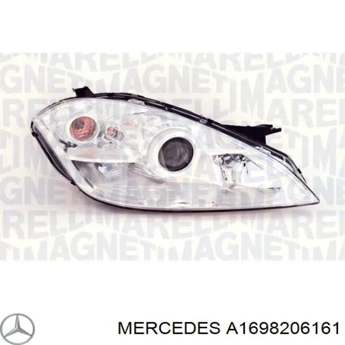 A1698206161 Mercedes Reflektor lewy
