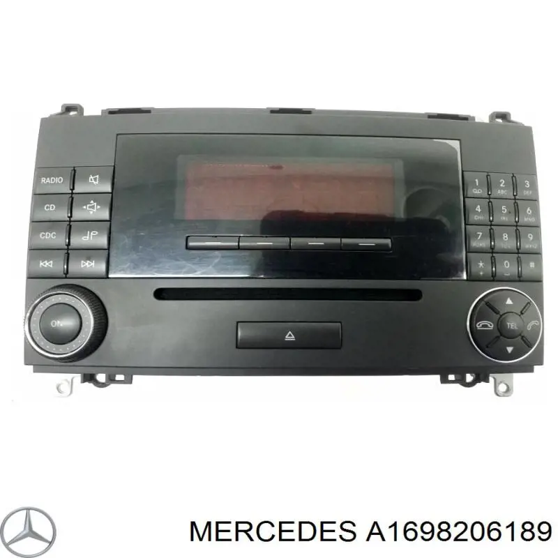 Do koszyka A1698207589 Mercedes Radioodtwarzacz (radio AM/FM)