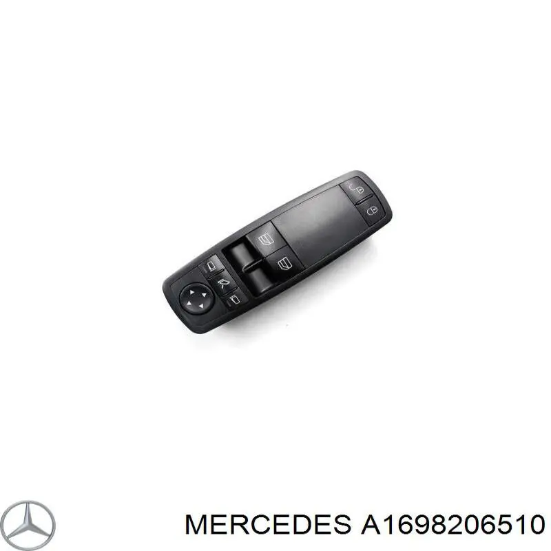 A1698206810 Mercedes Panel przyciskowy sterowania podnośnikiem szyby przedni lewy
