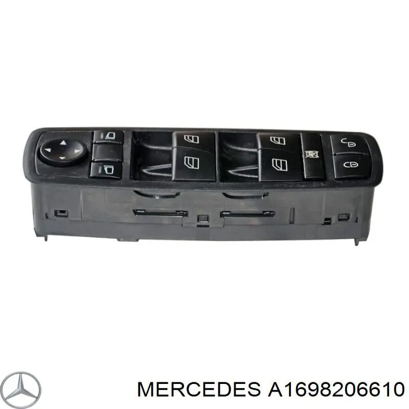 Panel przyciskowy sterowania podnośnikiem szyby przedni lewy Mercedes A16982066109174 cena, od 63,46 USD