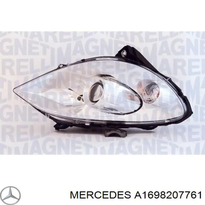Reflektor lewy Mercedes A1698207761 cena, od 204,31 USD