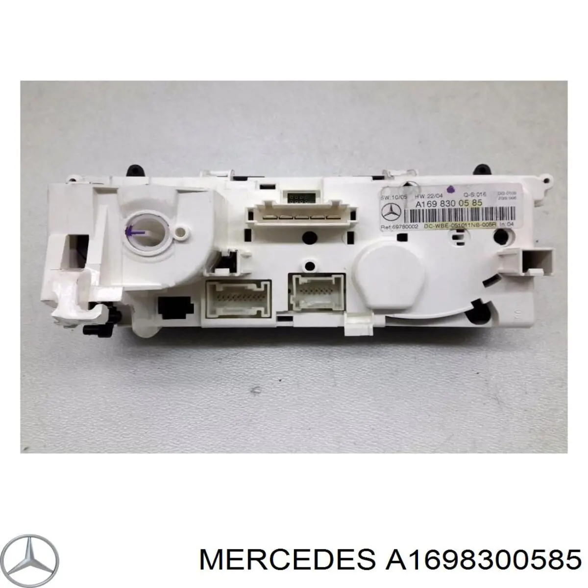 A1698300585 Mercedes Sterownik trybów ogrzewania/klimatyzacji