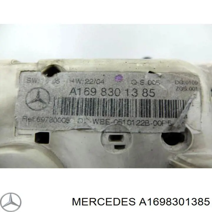 Sterownik trybów ogrzewania/klimatyzacji Mercedes A1698301385 cena, od 68,10 USD