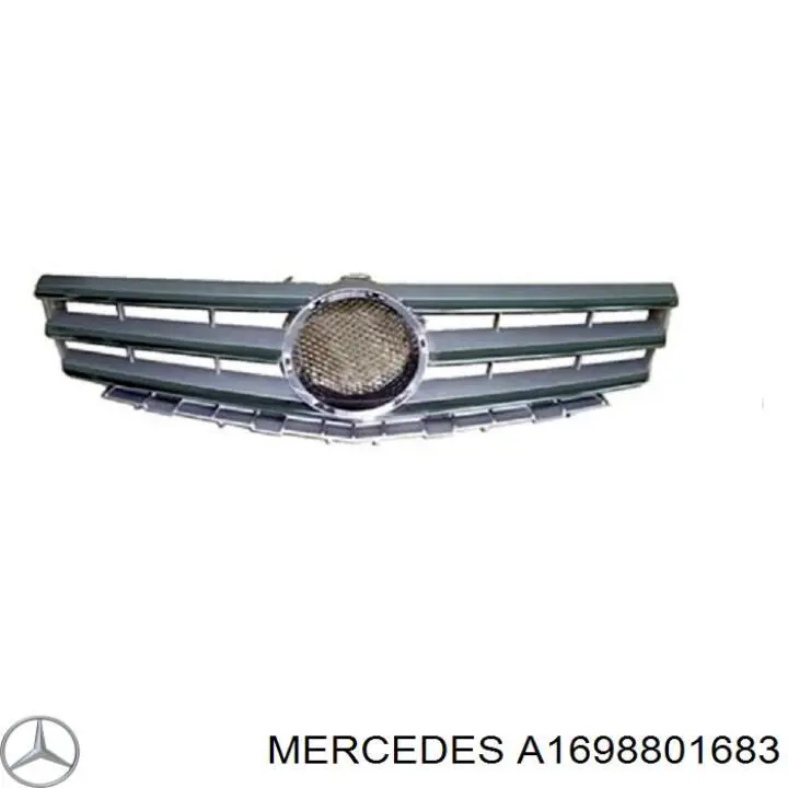 Atrapa chłodnicy Mercedes A hatchback (W169) (2004 - 2012) cena, od 178,93 USD
