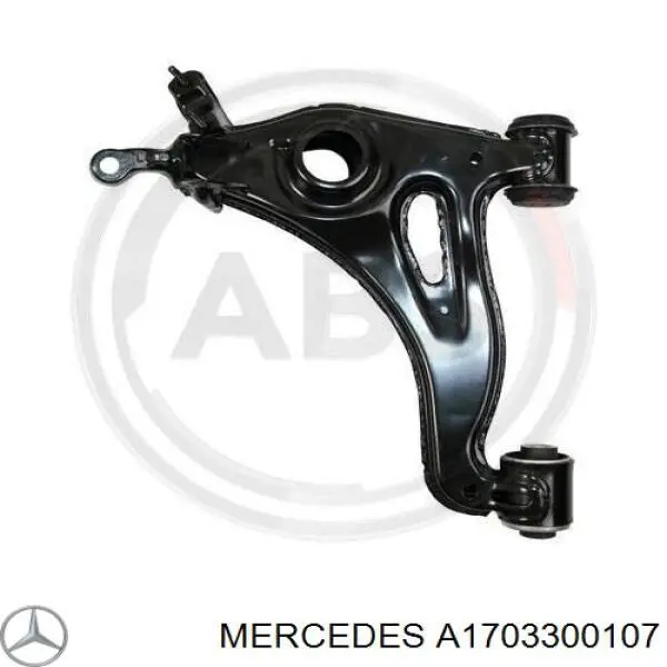 Wahacz zawieszenia przedniego dolny lewy Mercedes A1703300107 cena, od 88,53 USD
