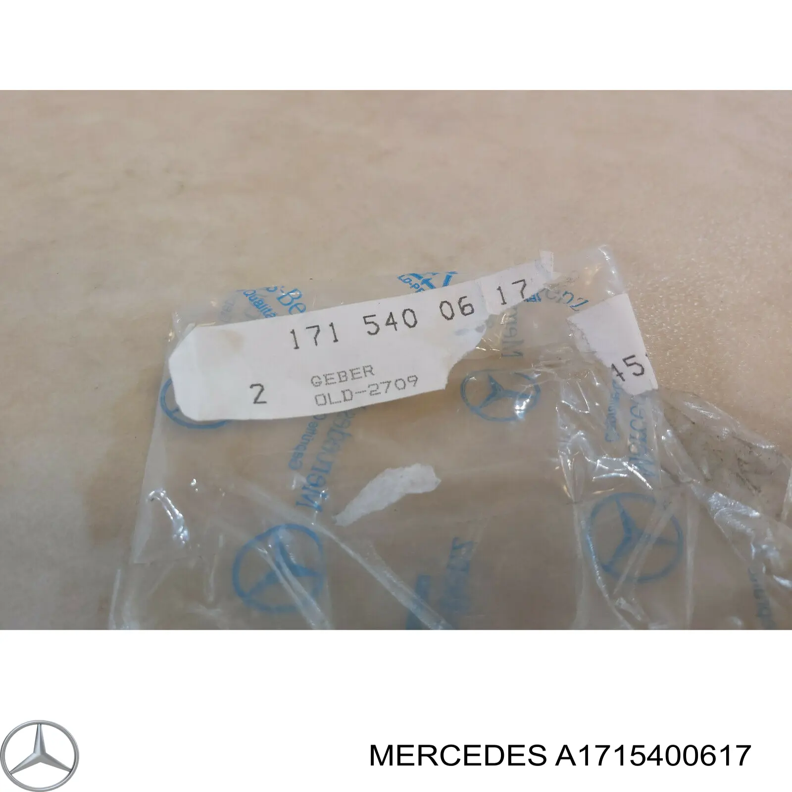 Do koszyka A1715400617 Mercedes Czujnik zużycia klocków hamulcowych przedni