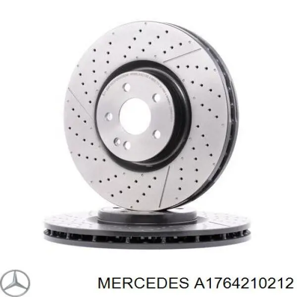 A1764210212 Mercedes Tarcza hamulcowa przednia