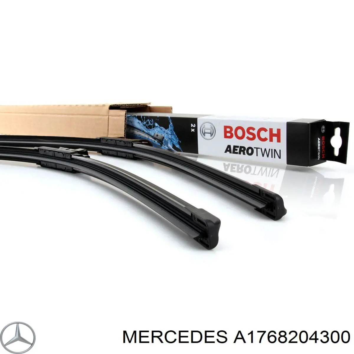 Pióro wycieraczki szyby przedniej, zestaw (2 szt.) Mercedes A1768204300 cena, od 46,69 USD