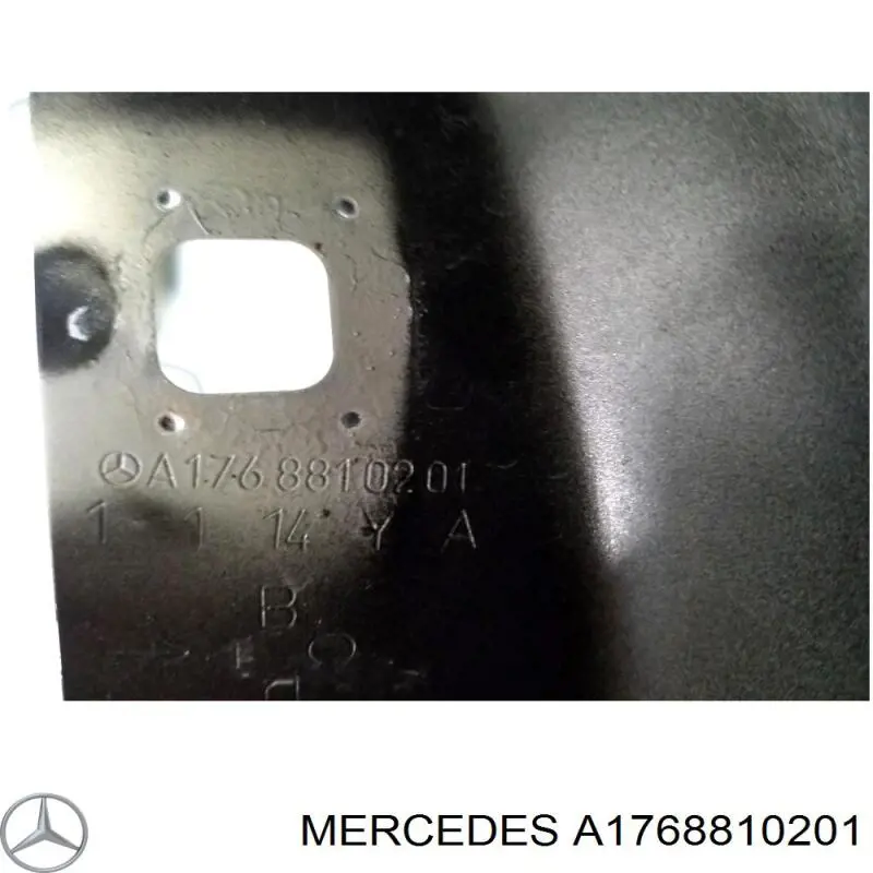 Do koszyka A1768810201 Mercedes Błotnik przedni prawy