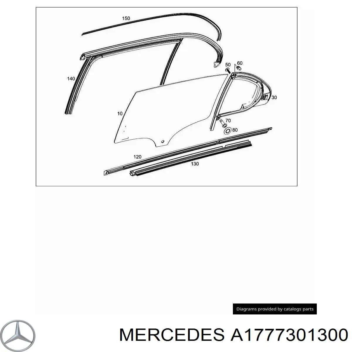 Drzwi tylne prawe do Mercedes A  W177