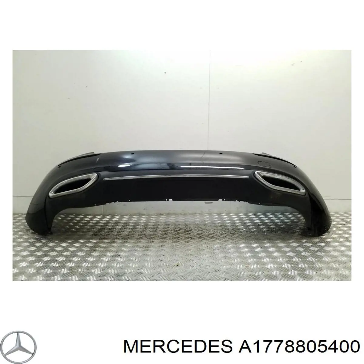 Do koszyka A1778805400 Mercedes Zderzak tylny
