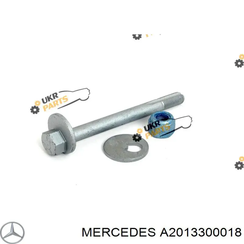 Do koszyka A2013300018 Mercedes Śruba mocowania przedniego wahacza, zestaw