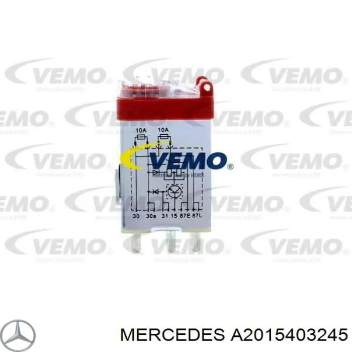 Przekaźnik wysokiego prądu Mercedes A2015403245 cena, od 39,16 USD