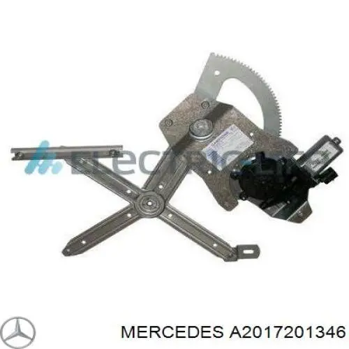Do koszyka A2017201346 Mercedes Mechanizm podnoszenia szyby drzwi przednich lewych