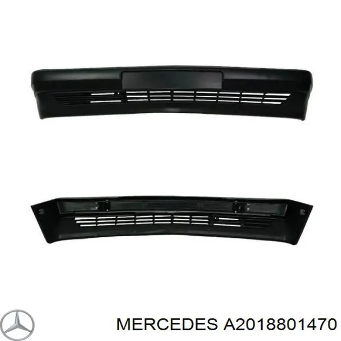 A2018801470 Mercedes Zderzak przedni