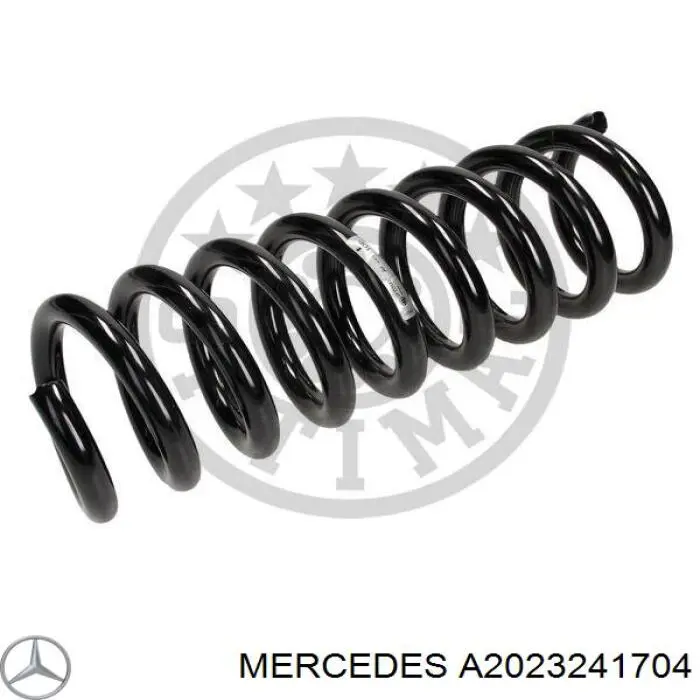 Do koszyka A2023241704 Mercedes Sprężyna tylna