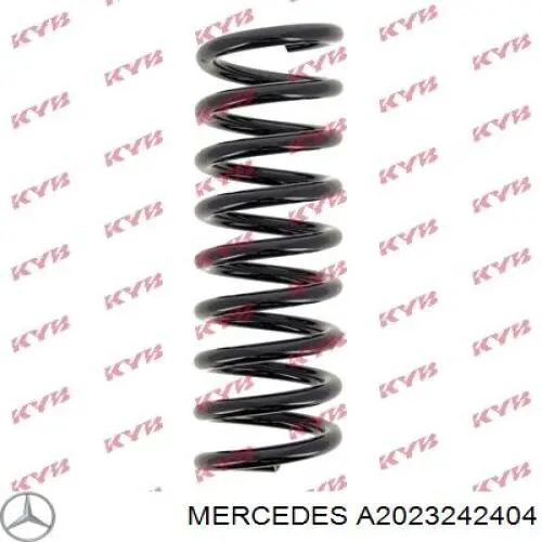Sprężyna tylna Mercedes A2023242404 cena, od 43,28 USD