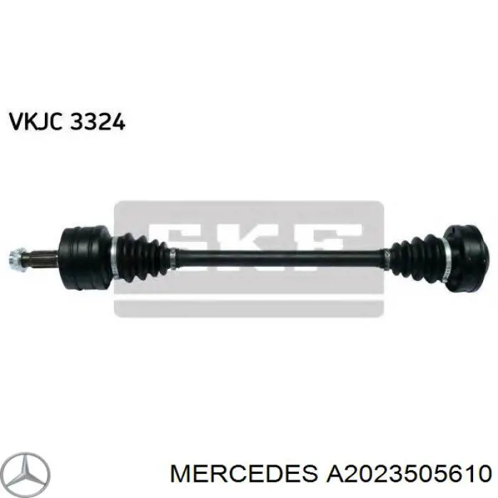 A2023505610 Mercedes Półoś tylna