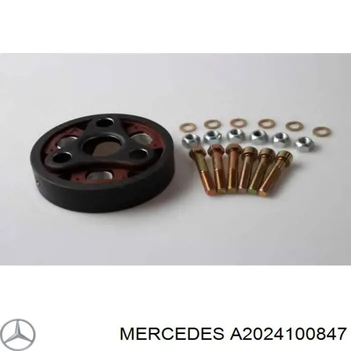 Przegub elastyczny (wg kodów 124 411 00 15, 03918) Mercedes A2024100847 cena, od 204,62 USD
