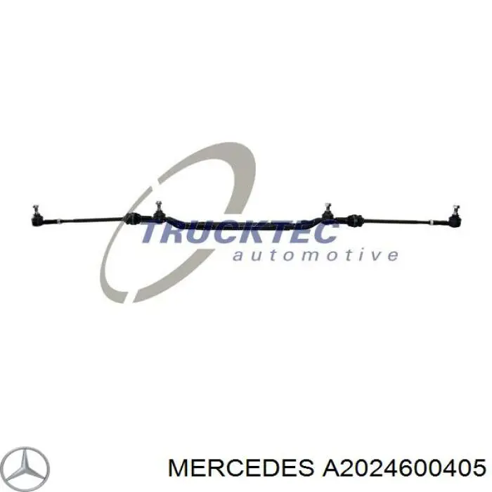 Drążek kierowniczy środkowy Mercedes A2024600405 cena, od 79,18 USD