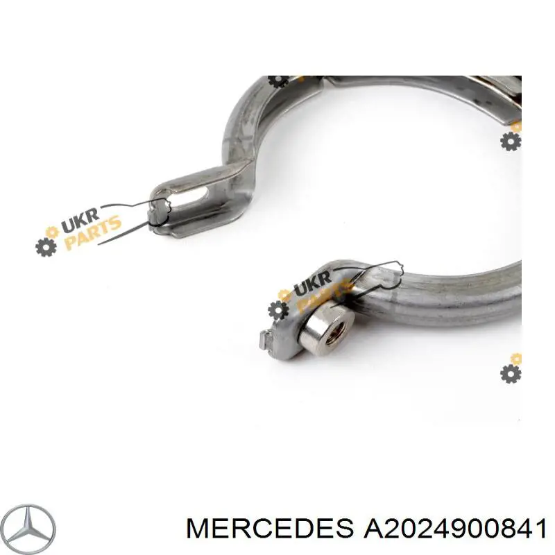 A2024900841 Mercedes Obejma zaciskowa kolektora wydechowego