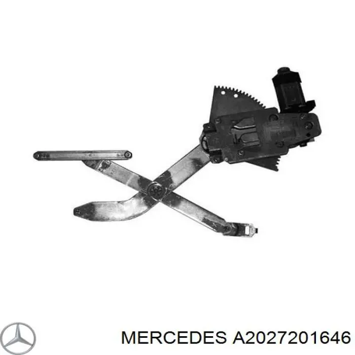 Mechanizm podnoszenia szyby drzwi przednich prawych Mercedes A2027201646 cena, od 73,21 USD
