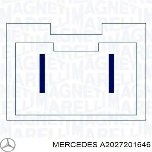 A2027201646 Mercedes Mechanizm podnoszenia szyby drzwi przednich prawych