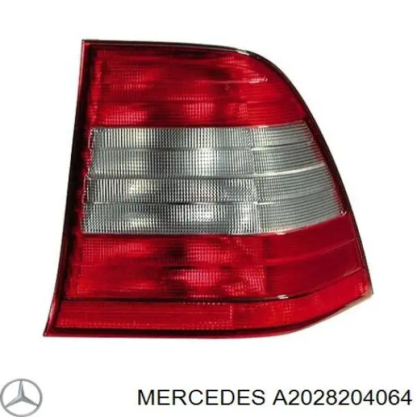 Lampa zespolona tylna prawa do Mercedes C  S202