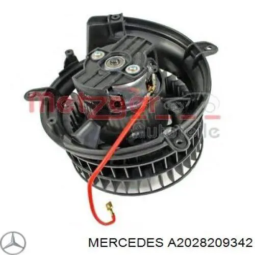 Silniczek wentylatora nagrzewnicy (ogrzewacza wnętrza) Mercedes A2028209342 cena, od 88,43 USD