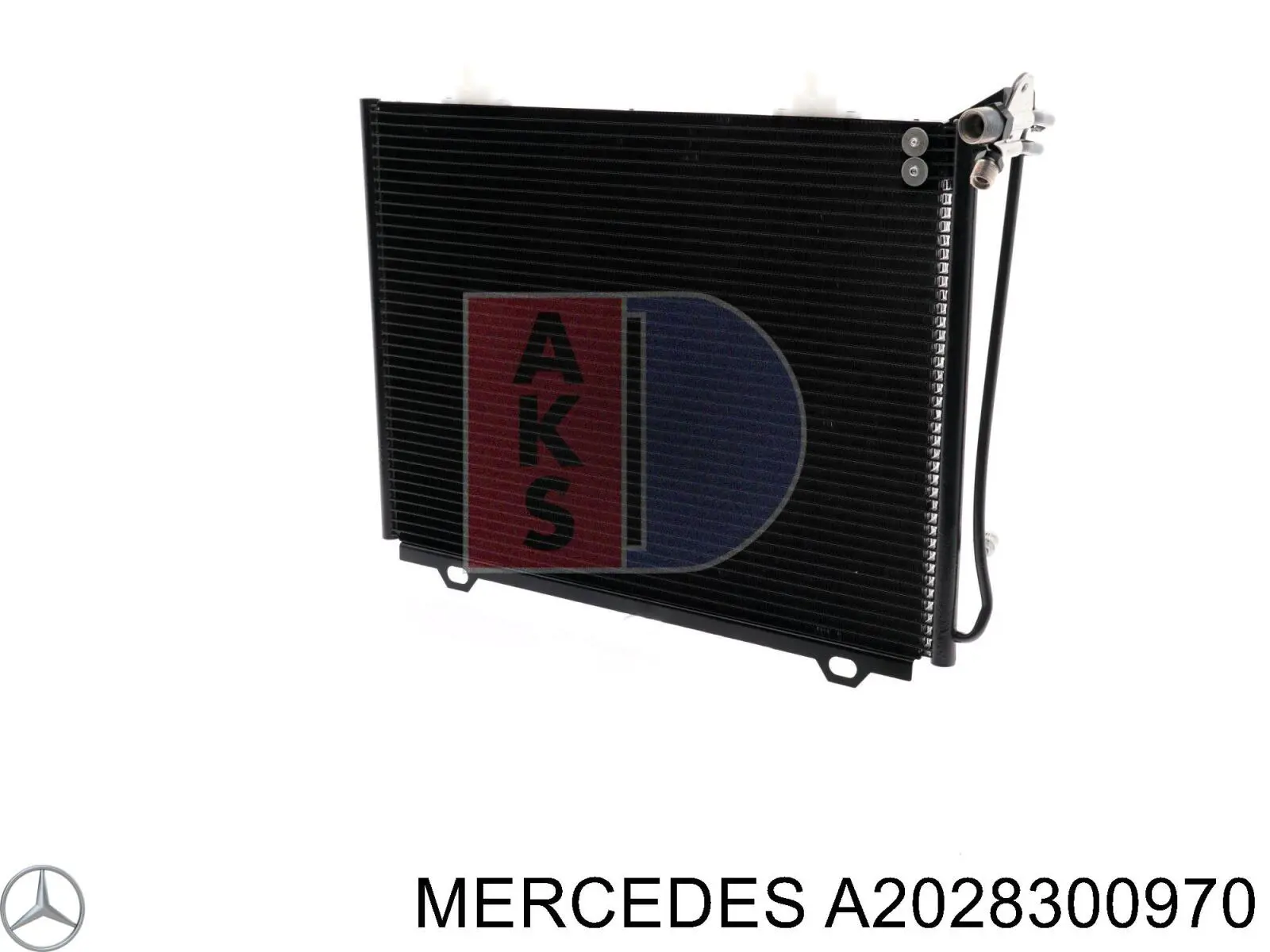 A2028300970 Mercedes Chłodnica klimatyzacji